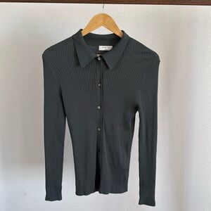 Babaton Fitted Button Up Shirt | Size M | Aritzia